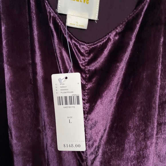 Anthropologie Maeve Velvet Jumpsuit - Picture 3 of 6